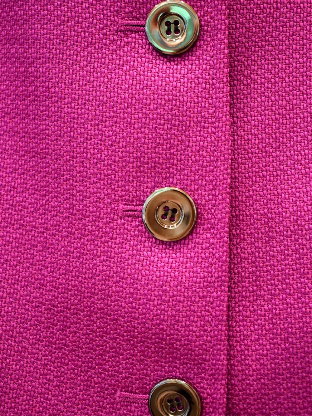 Tahari Arthur S. Levine Magenta Textured Notchless Blazer 10 - Picture 5 of 10